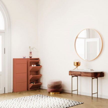 Shoe Container Caruso brown 3+1 drawers Kare Design