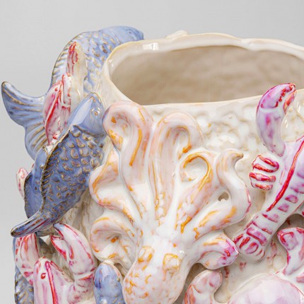 Vaas zeedieren 40cm Kare Design