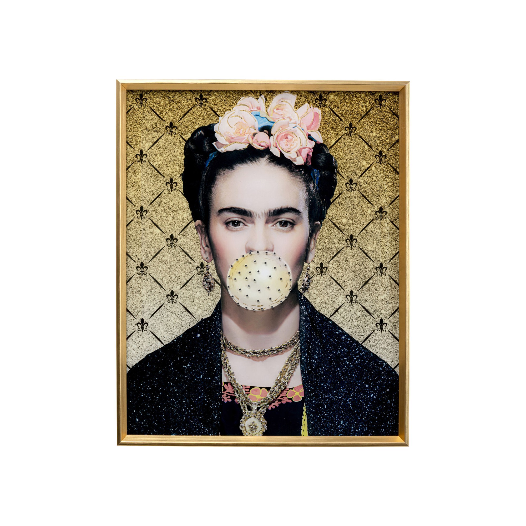 Framed Picture artist chewing-gum 40x50cm Kare Design