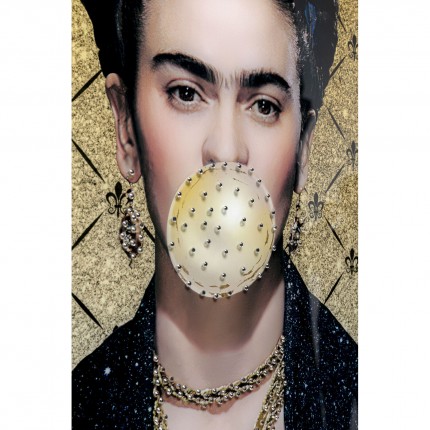 Tableau Frame artiste chewing-gum 40x50cm Kare Design