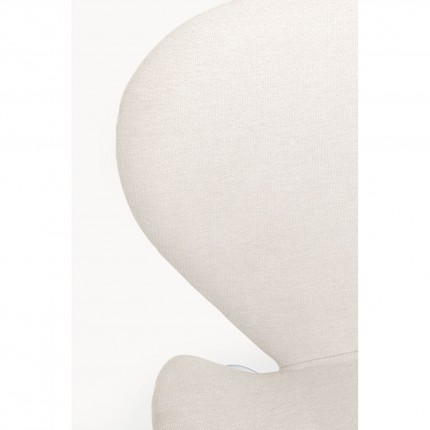 Chaise Soft Petal crème Kare Design