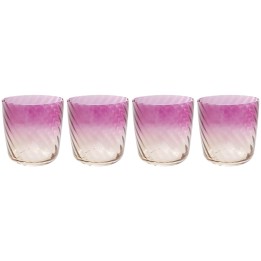 Water Glass Twist (4/set) Kare Design