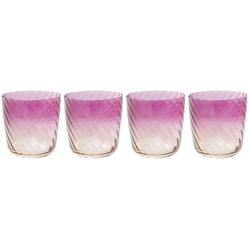 Waterglazen Twist (4/set) Kare Design
