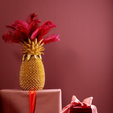 Vase gold pineapple 50cm Kare Design