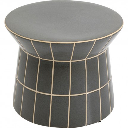 Bijzettafel Bliss Tile Ø38cm blauw Kare Design