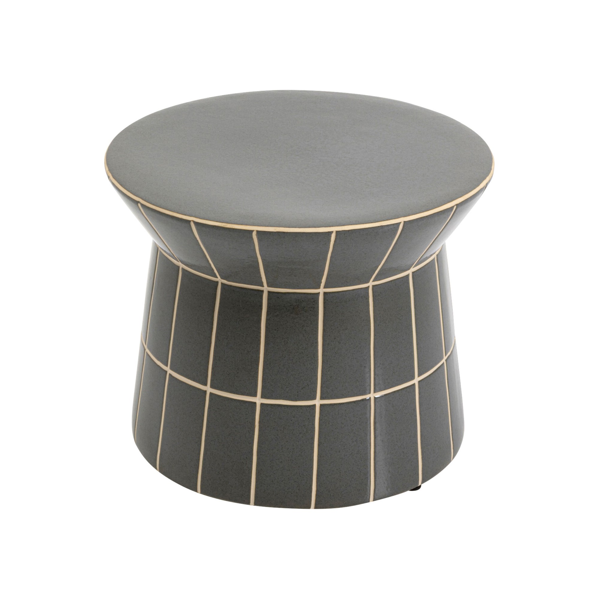 Table d'appoint Bliss Tile 38cm bleue Kare Design