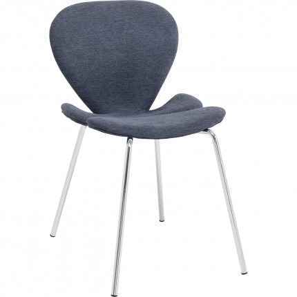 Chaise Soft Petal bleue Kare Design