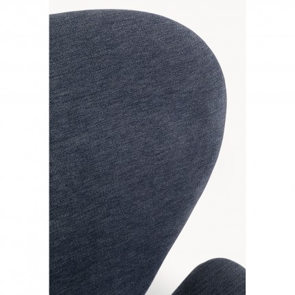 Chaise Soft Petal bleue Kare Design