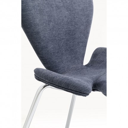 Chaise Soft Petal bleue Kare Design