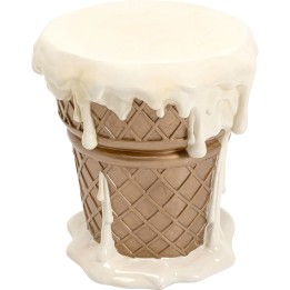 Tabouret glace à la vanille - Kare Design