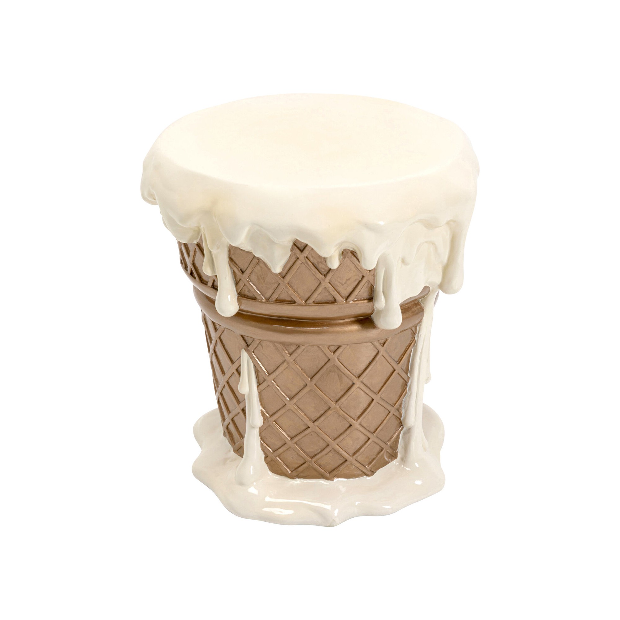 Stool ice cream 38cm vanilla Kare Design