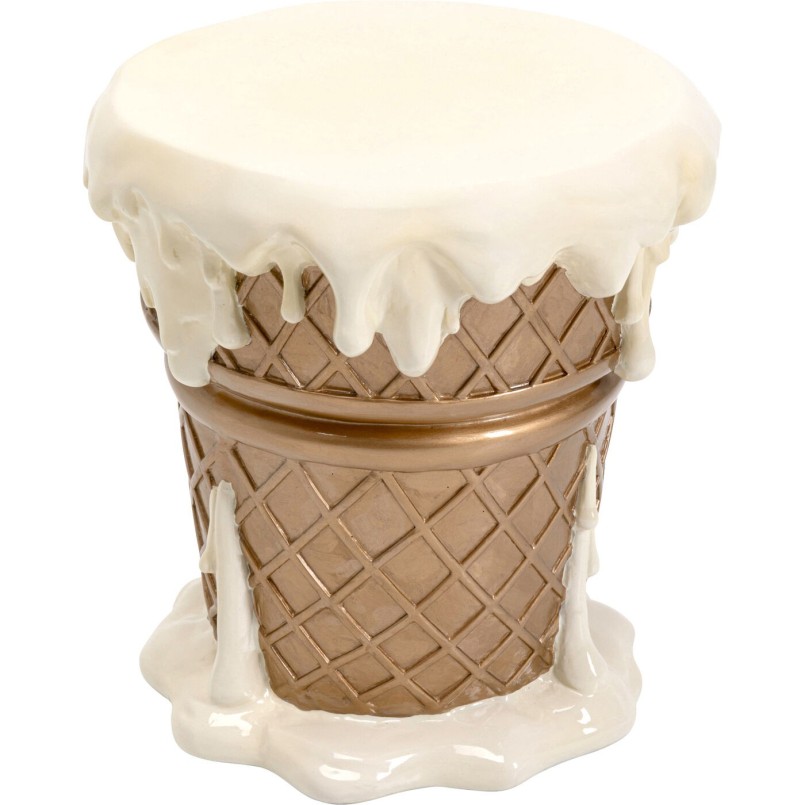 Tabouret glace à la vanille - Kare Design
