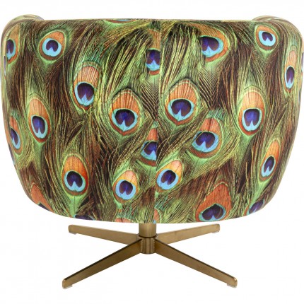 Swivel Armchair peacock Kare Design