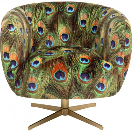 Swivel Armchair peacock Kare Design