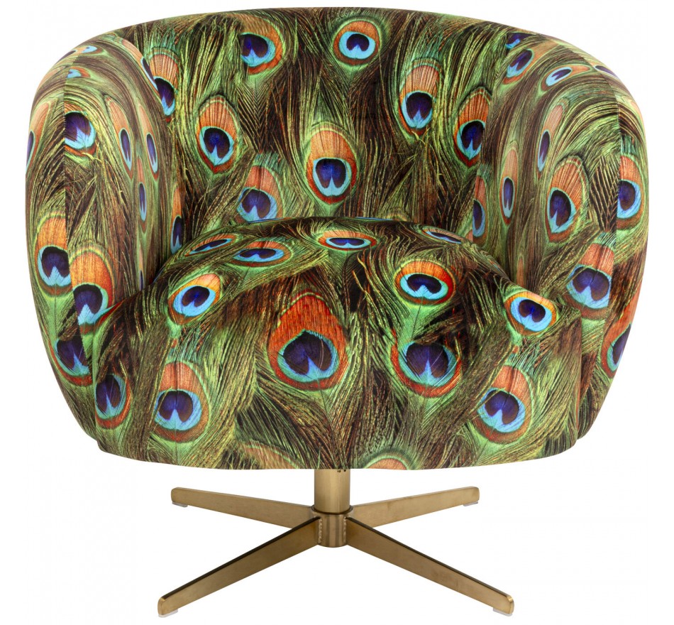 Swivel Armchair peacock Kare Design