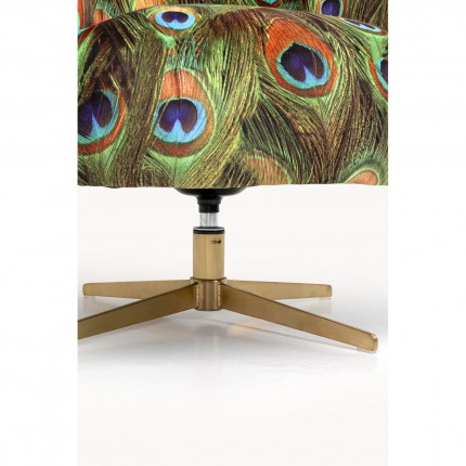 Fauteuil pivotant paon Kare Design