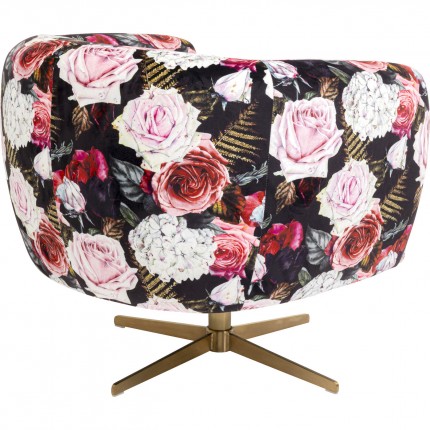 Fauteuil pivotant roses Kare Design