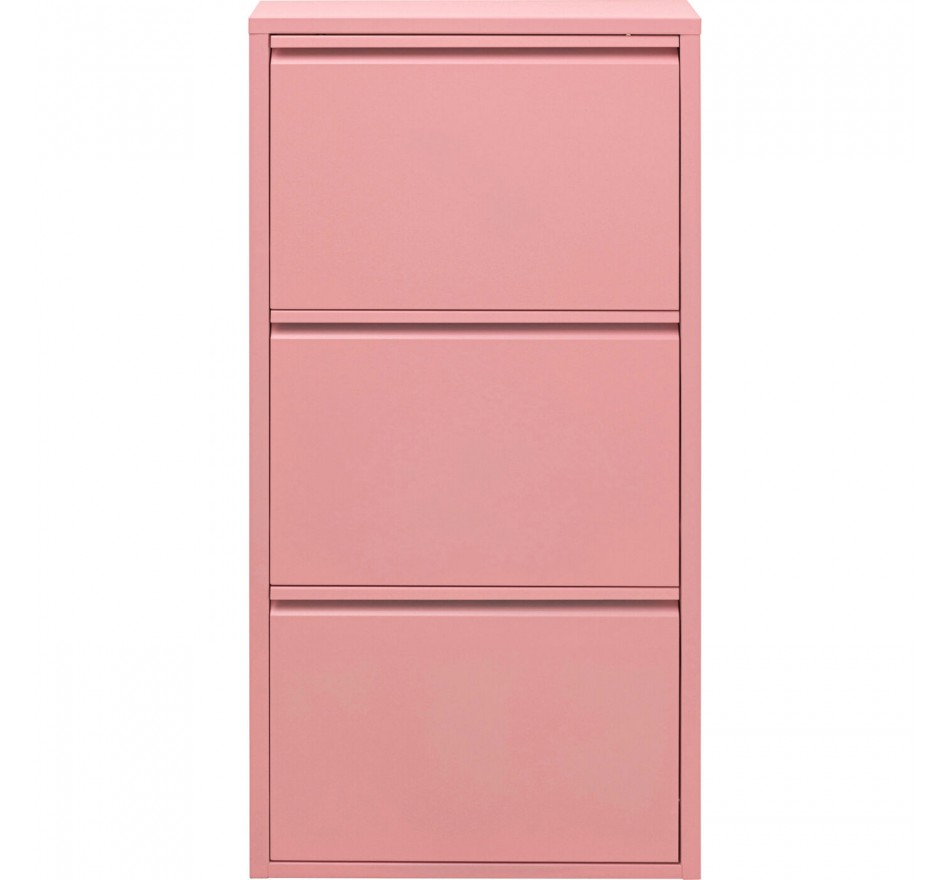 Shoe Container Caruso pink 3 drawers Kare Design