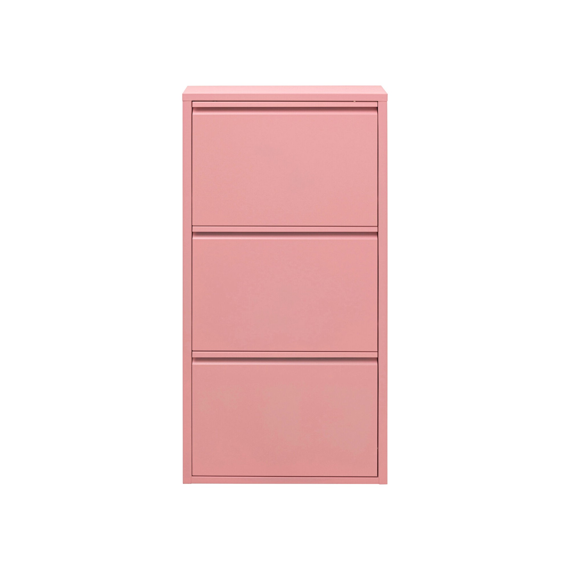 Shoe Container Caruso pink 3 drawers Kare Design