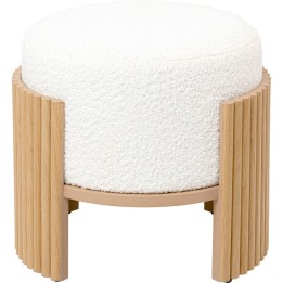 Stool Samu Ø43cm nature Kare Design