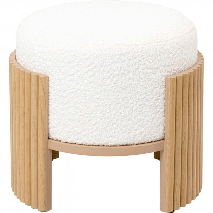 Stool Samu Ø43cm nature Kare Design