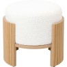 Stool Samu Ø43cm nature Kare Design