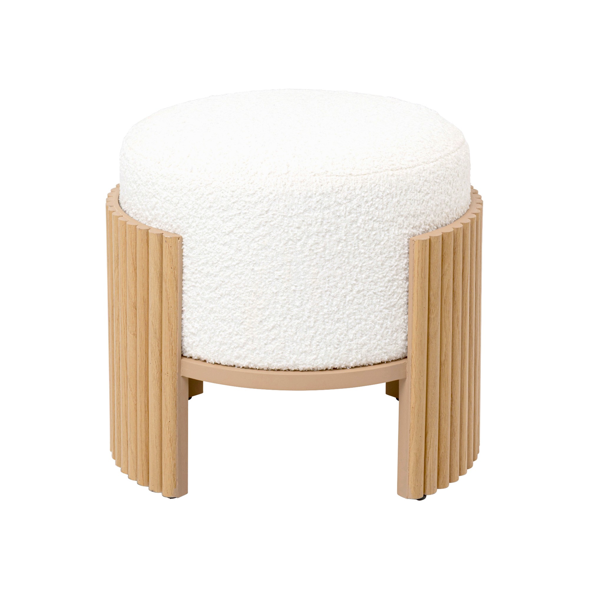 Stool Samu Ø43cm nature Kare Design
