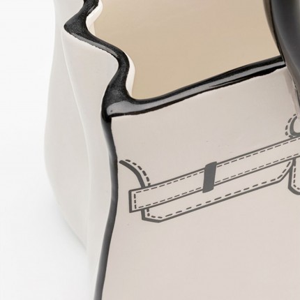 Vaas Favola tas wit en zwart Kare Design