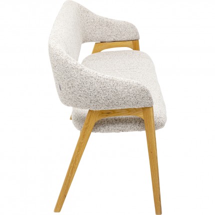 Bench August grey Kare Design