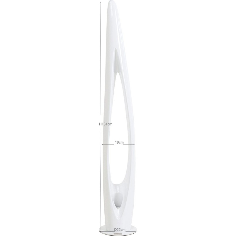 Floor Lamp Flow Flame 132cm white Kare Design