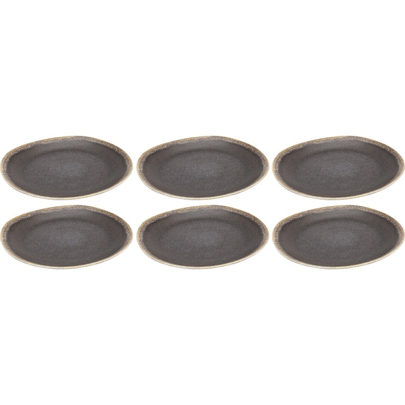 Plate Valerio Ø18cm (6/Set) Kare Design