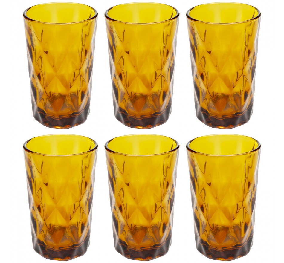 Waterglazen hoog Oriana (6/set) Kare Design