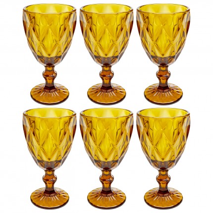 Wijnglazen Oriana (6/set) Kare Design
