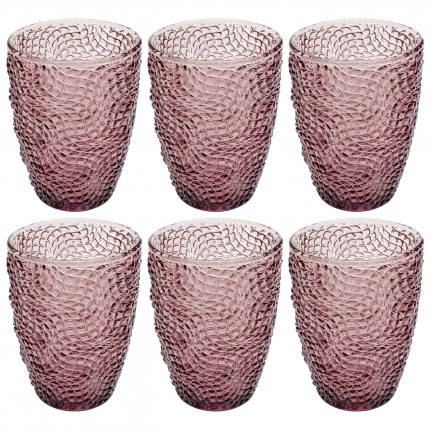 Waterglazen Amara (6/set) Kare Design