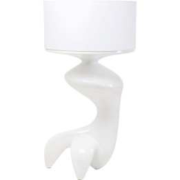 Lampadaire Flow Figure blanc 157cm