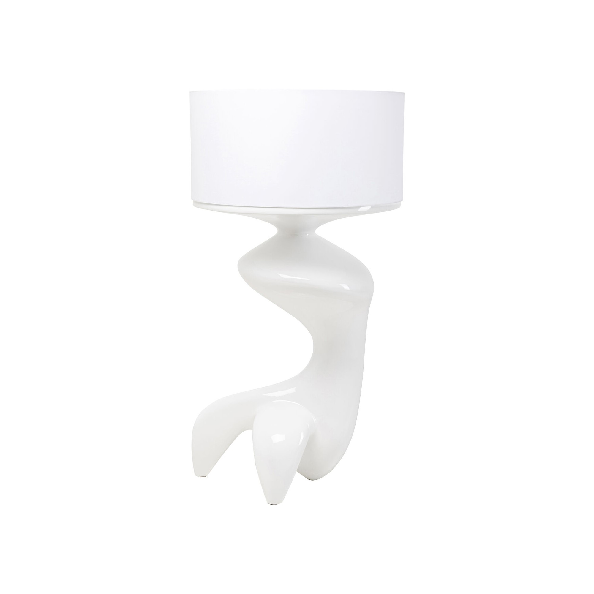 Lampadaire Flow Figure blanc 157cm