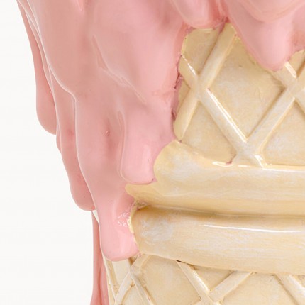 Tabouret glace 38cm fraise Kare Design