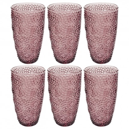 Verres hauts Amara set de 6 Kare Design