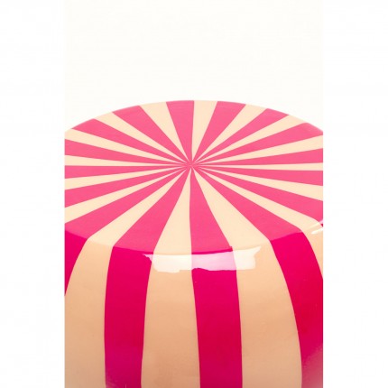 Side Table Candy Ø30cm pink and beige Kare Design