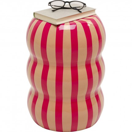 Bijzettafel Candy Ø30cm roze en beige Kare Design