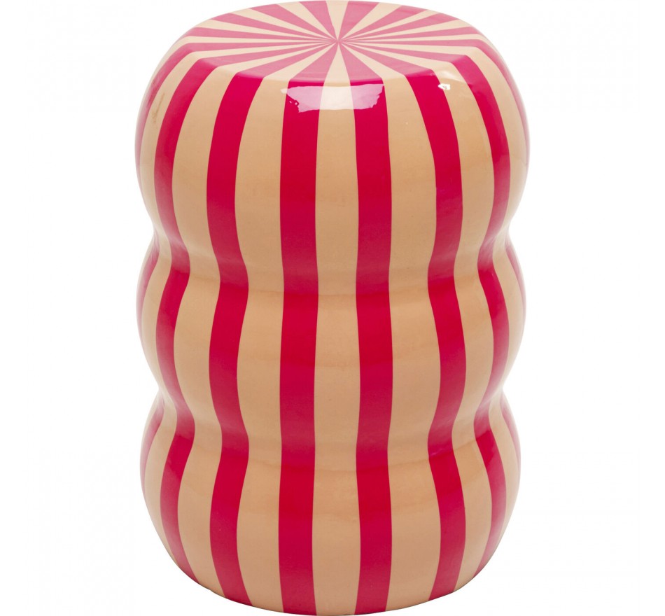 Bijzettafel Candy Ø30cm roze en beige Kare Design