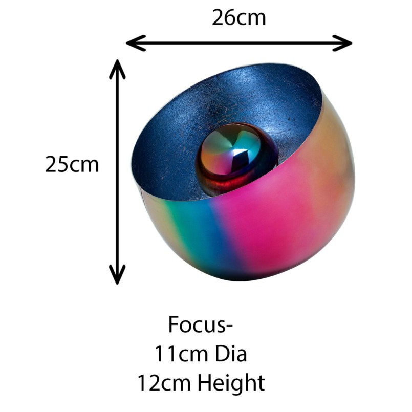 Lampadaire Rainbow bleu Ø26cm