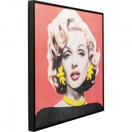 Framed Picture Diva 60x60cm blonde Kare Design