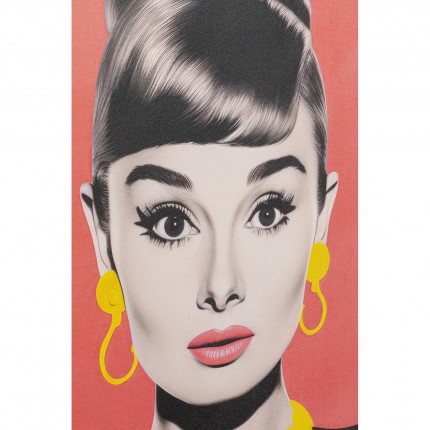 Framed Picture Diva 60x60cm brunette Kare Design