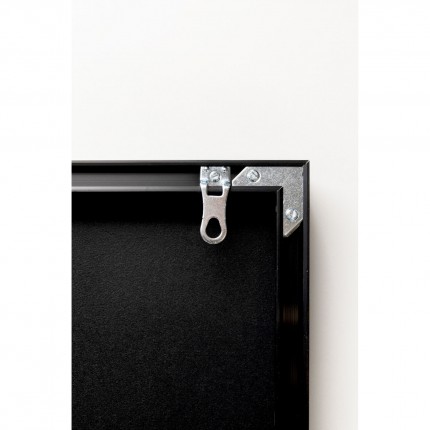 Affiche encadrée Diva 60x60cm brune Kare Design