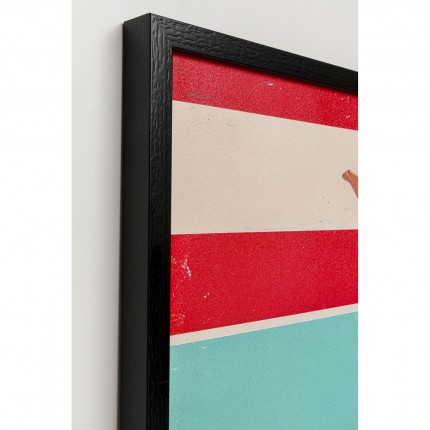 Affiche encadrée plongeon 73x103cm Kare Design