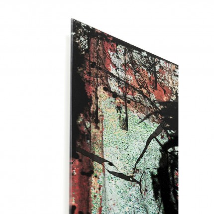 Tableau en verre femme papillons effet brisé 55x75cm Kare Design