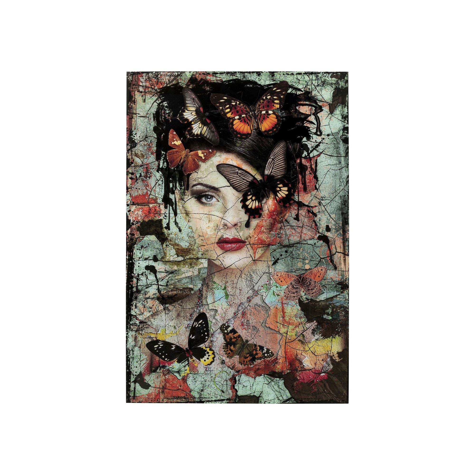 Wandofoto Lady Butterfly 55x75cm Kare Design