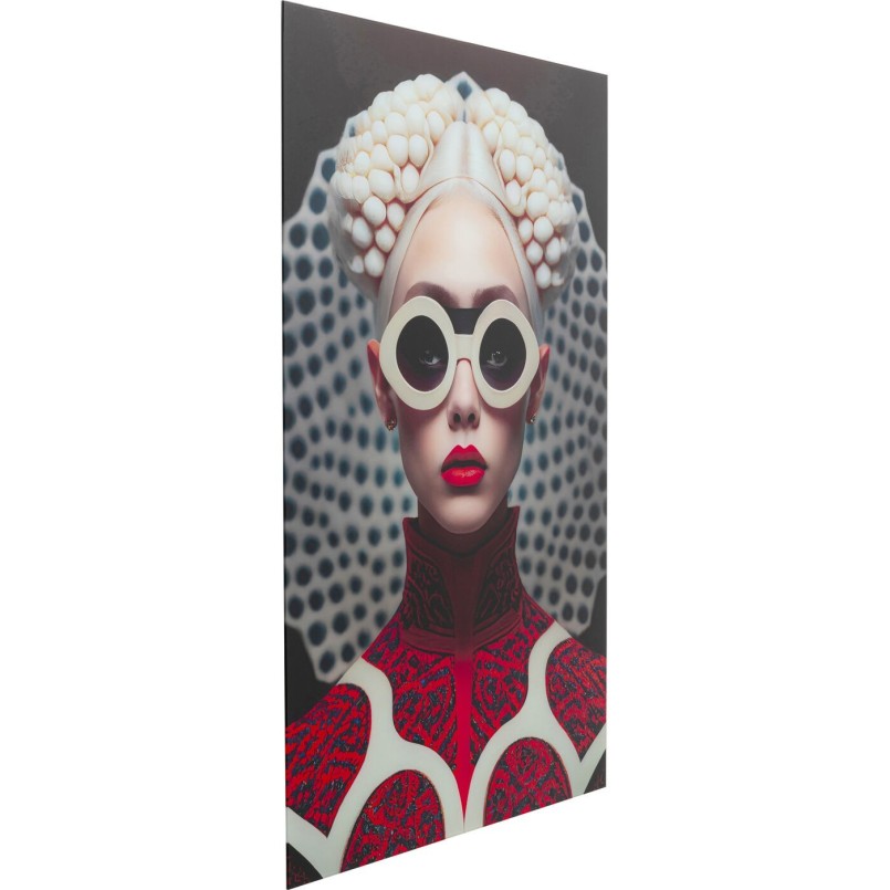 Tableau en verre femme futuriste - Vibe - Kare Design