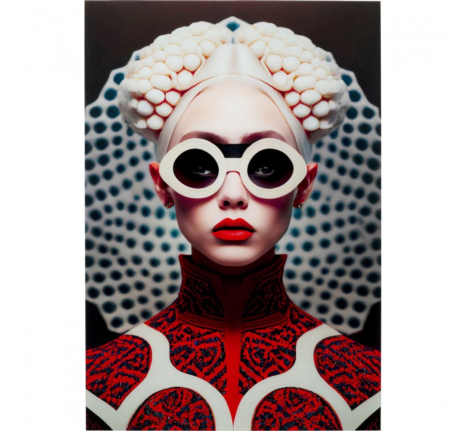 Glass Picture Vibe woman 55x75cm Kare Design